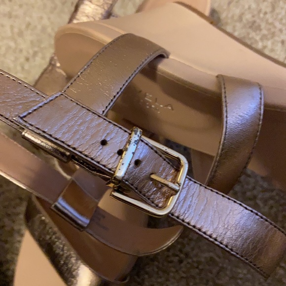 Kurt Geiger Carvela Champagne Wedges Sandals - Picture 5 of 9